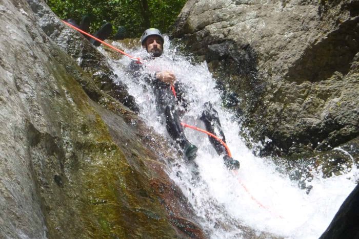 Canyoning Gourg des Anelles à Céret dans les Pyrénées Orientales