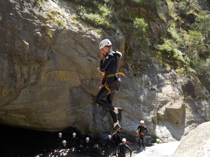 Canyoning Gourg des Anelles à Céret dans les Pyrénées Orientales