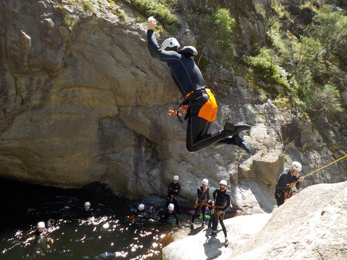 Canyoning Gourg des Anelles à Céret dans les Pyrénées Orientales