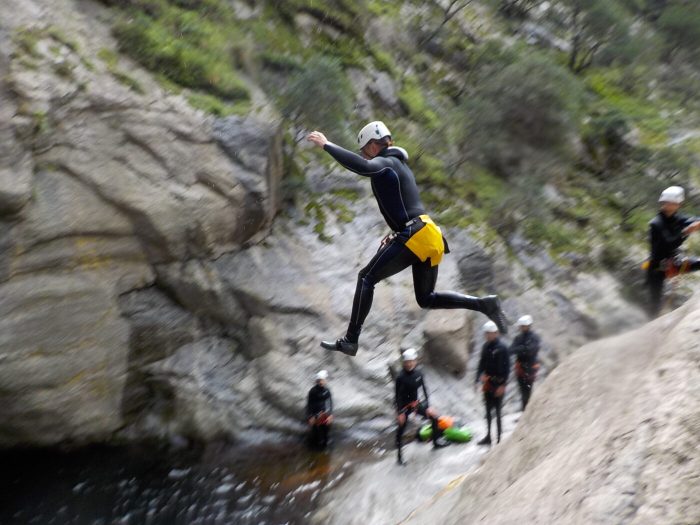 Canyoning Gourg des Anelles à Céret dans les Pyrénées Orientales