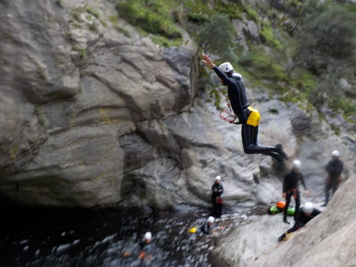 Canyoning Gourg des Anelles à Céret dans les Pyrénées Orientales